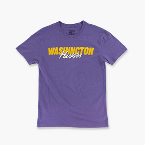 Washington Huskies Purple Script T-Shirt