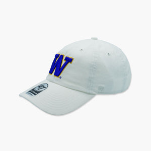 Washington Huskies White Primary Logo Clean Up Adjustable Hat