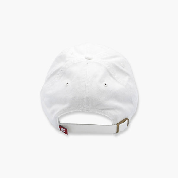 Washington State Cougars White Clean Up Adjustable Hat