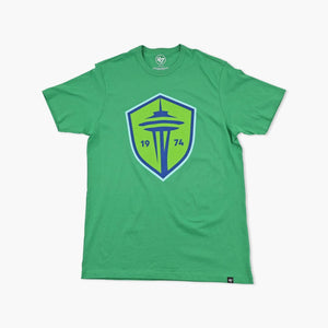 Seattle Sounders Orchard Green Primary Logo Franklin T-Shirt