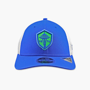 Seattle Sounders Royal Shield Trucker Hat