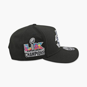 Seattle Seahawks Black Super Bowl LX Champions Wings of Victory A-Frame Hat