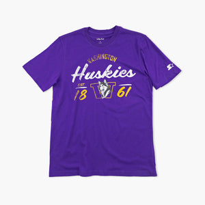 Washington Huskies Purple 1861 Heritage Script T-Shirt