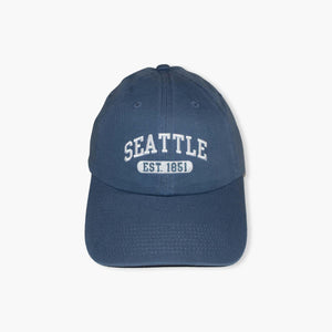 Seattle Established Steel Blue Adjustable Hat