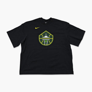 Seattle Storm Black Primary Logo Women's Boxy T-Shirt