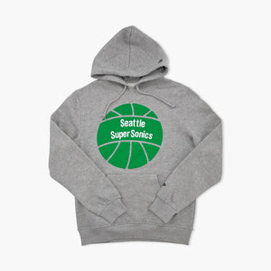 Seattle SuperSonics Grey "1st Logo" Hoodie