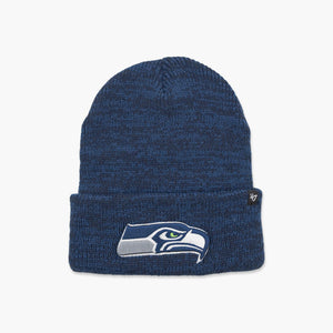 Seattle Seahawks Navy Brain Freeze Cuff Beanie