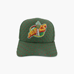 Seattle SuperSonics Polka Polka Pro Crown Snapback