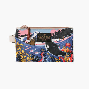 Chalo Seattle Underwater Orca Mini Pouch