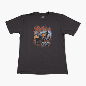 Rainier Beer Mineral Wash Black Beerserker T-Shirt