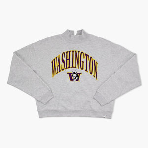 Washington Huskies Vantage Mock Neck Women's Crewneck