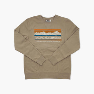 Settled Down Gravel Washington Crewneck