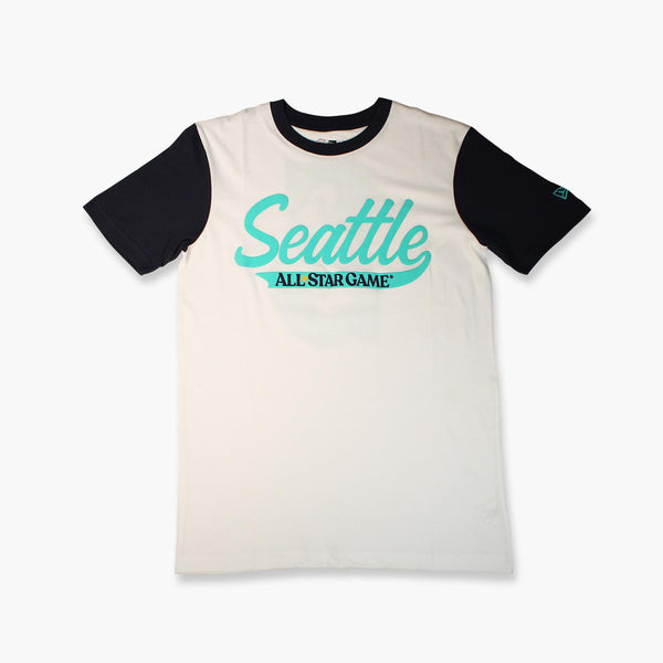 New Era Seattle Mariners 2023 All-Star Game White Script T-Shirt