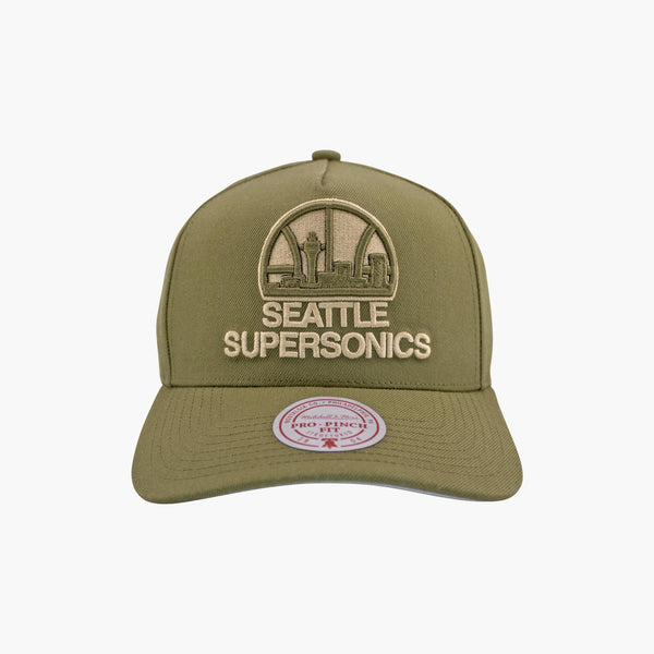 Seattle SuperSonics Olive Fashion Pro Crown Snapback
