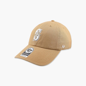 Seattle Mariners Khaki Clean Up Adjustable Hat