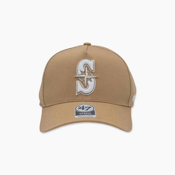 Seattle Mariners Camel Ballpark MVP Adjustable Hat