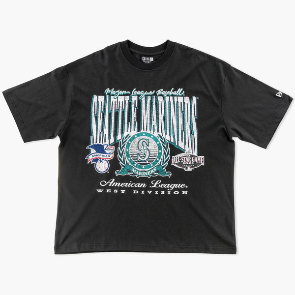 Seattle Mariners Navy Vintage Oversized T-Shirt