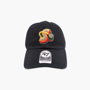 Seattle SuperSonics Black Orbit Logo Clean Up Adjustable Hat