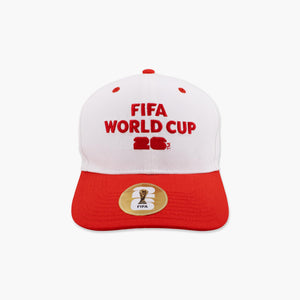 FIFA World Cup 26 White & Red Snapback