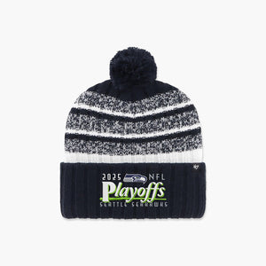 Seattle Seahawks 2025 NFC Playoffs Participant Navy Beanie