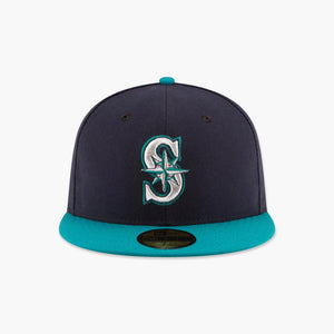 Seattle Mariners Randy Johnson Two-Tone Fitted Hat