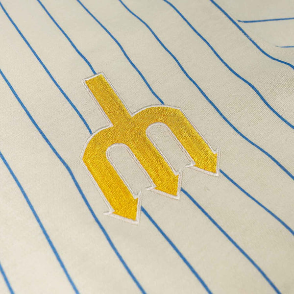 Seattle Mariners Cream Pinstripes T-Shirt