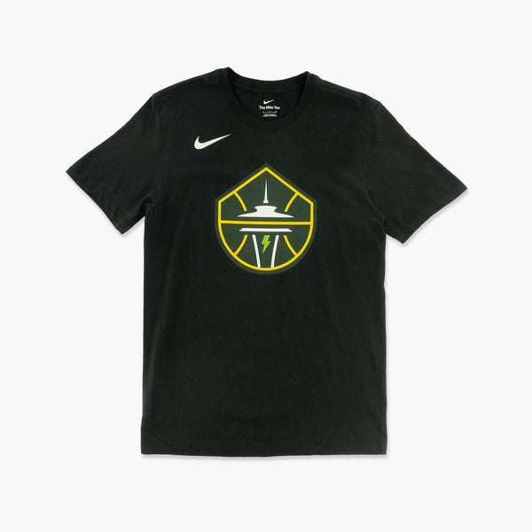 Seattle Storm Primary Logo Black T-Shirt