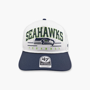 Seattle Seahawks White Roscoe Two Tone Hitch Snapback