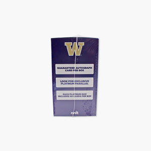 Washington Huskies 2025 Football Card Platinum Box