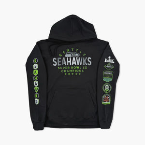 Seattle Seahawks Banner Year Super Bowl Champions Hoodie