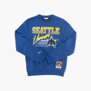 Seattle Mariners Star Logo Royal Crewneck