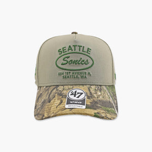 Seattle SuperSonics Boulder Green Oval Patch MVP Snapback