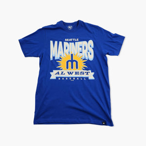 Seattle Mariners Retro Burst Jetty Blue T-Shirt