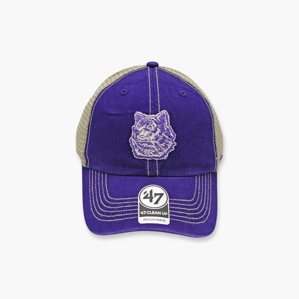 Washington Huskies Dawgs Outline Trawler Trucker Hat