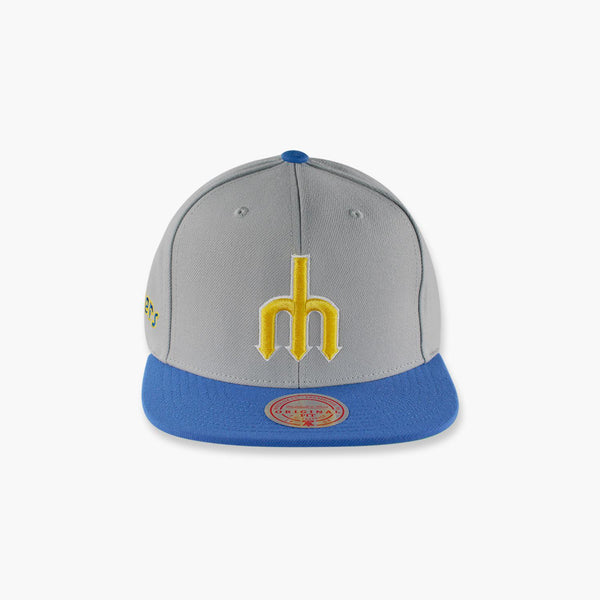 Seattle Mariners Grey Trident Snapback