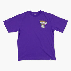 Washington Huskies Purple Under Bar Heavyweight T-Shirt