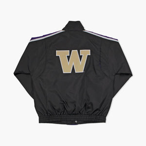 Washington Huskies Starter Black Nylon Jacket