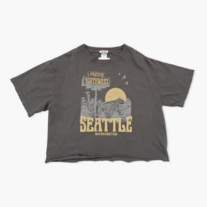 Mottled Smoke Seattle Womens Crop