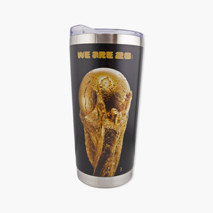 2026 World Cup Black Stainless Steel Trophy Tumbler