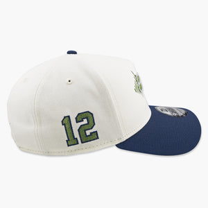 Seattle Seahawks Cream Soundwave 12 A-Frame Snapback