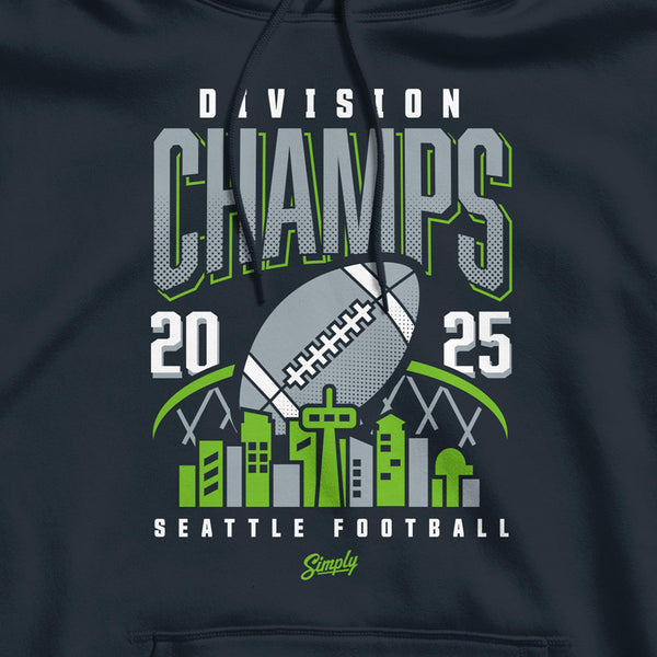 Northwest Royalty 2025 Division Champs Seattle Football Hoodie