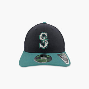 Seattle Mariners 2-Tone Primary Logo Curved Bill Snapback