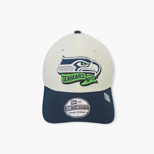 Seattle Seahawks 2022 Sideline Cream FlexFit Hat
