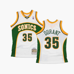 Seattle SuperSonics Kevin Durant 2007 White Swingman Jersey