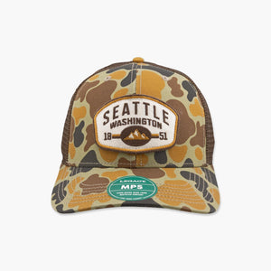 Winshield Brown Duck Camo Seattle Snapback