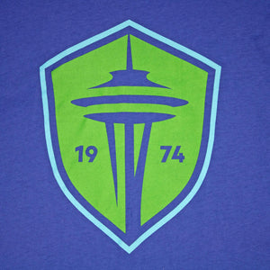 Seattle Sounders Primary Logo Jetty Blue T-Shirt