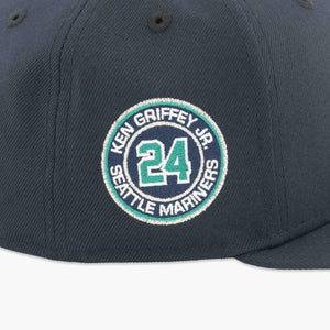 Seattle Mariner Ken Griffey Jr. Badge Navy Fitted Hat