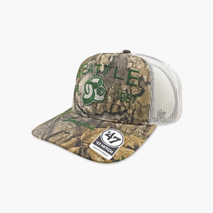 Seattle SuperSonics Real Tree Camo Trucker Hat
