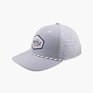 Contempt Mountains Light Grey Seattle Adjustable Hat