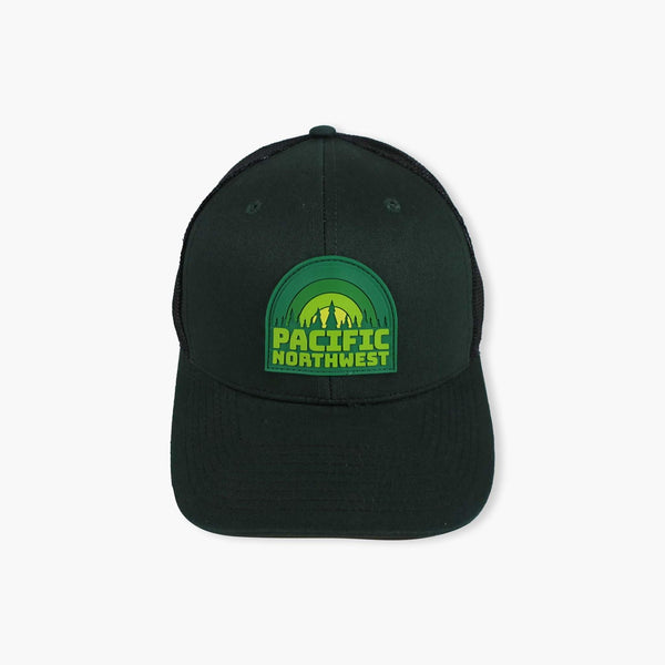 PNW Green Forest Green/Black Trucker Hat